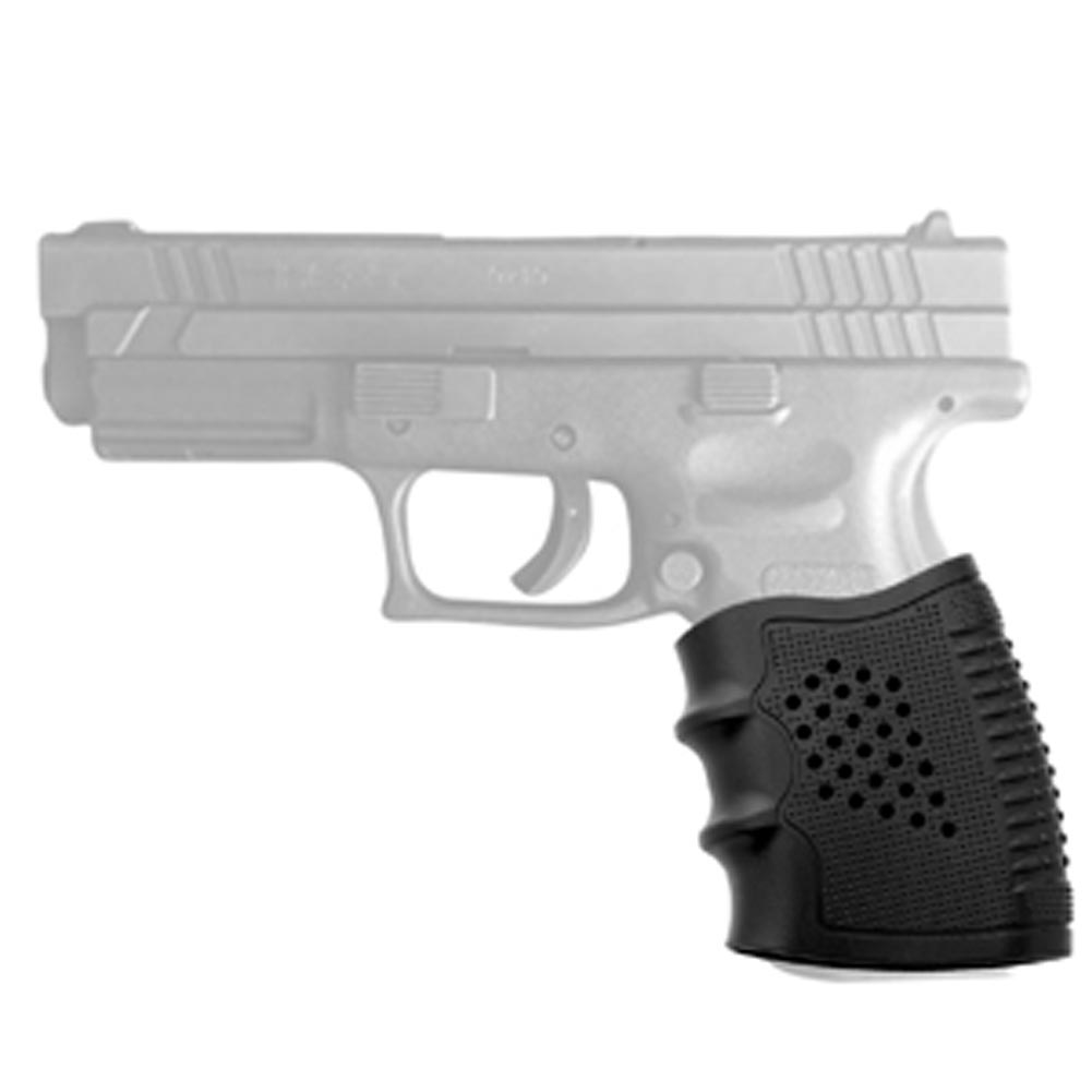 Fidragon Tactical Rubber Grips Glove Sleeve Slip-On Ventilated Grip Grips for Glock and Oher Pistol 3 Pcs Black Khaki and Green…