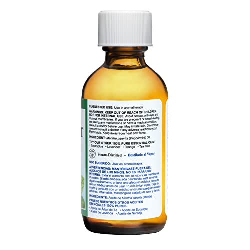 Aceite Esencial Puro de Menta De La Cruz 2 Onzas miniatura 2