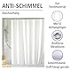 Anti-Schimmel Duschvorhang Uni White 200 x 180 cm