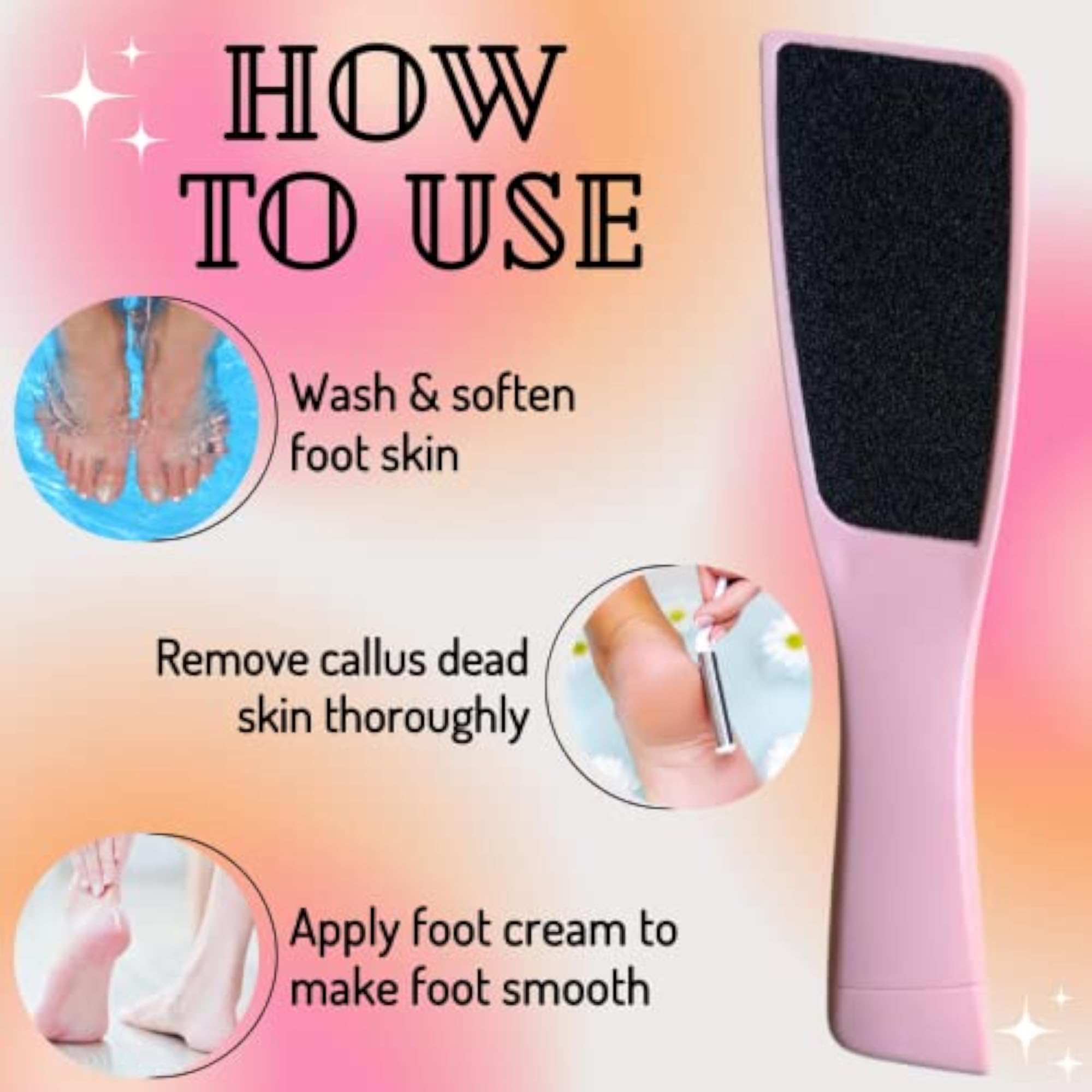 Plastic Leg and Foot Scrubber for Dead Skin Care