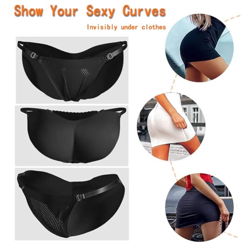 Image of Butt Lifting Panties Seamless Pads for Bigger Butt - Padded Underwear for Women, Adjustable Shapewear