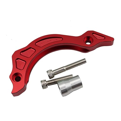 NC250 パーツ マグネトチェーン保護ガイドプレート アンチチェーンデバイス オートバイアクセサリー エンジン 250cc T6 対応(Red)