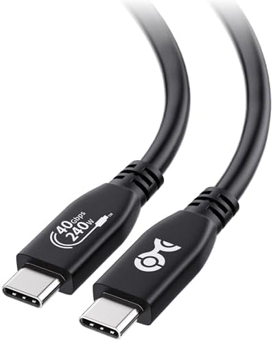 Cable Matters Certified 40Gbps USB4 Cable 3.3ft, Thunderbolt 4/5 Compatible