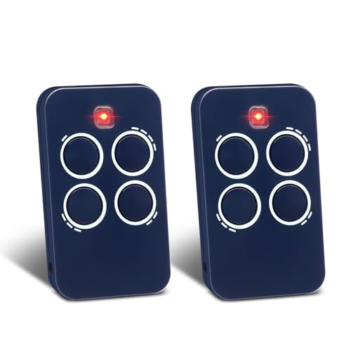 2 mandos a distancia de repuesto Genius, 433,92 MHz, para garaje, 4 canales, compatible con Genius Echo TX4 433 RC,ECHO TX2 433 RC,TE443H BRAVO