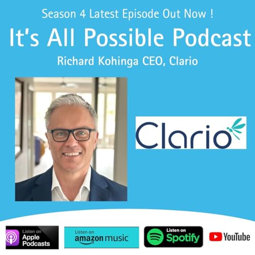 Ep 410 Richard Kohinga CEO Clario - Career Tips, Start Up Secrets & More