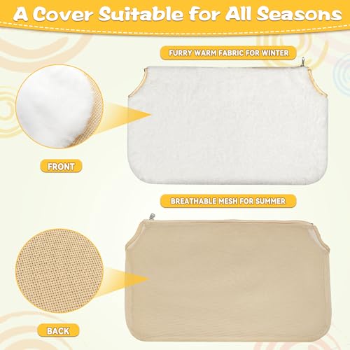 Peyela Poleiro de Janela para Gatos, Rede de Janela para Gatos com Ventosa Potente, Cama de Almofada