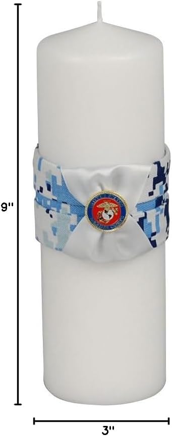 Digital Military Collection, Unity Candle, Blue, Marines
