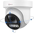 Anpviz 4K 8MP PoE PTZ Camera Outdoor, 5X Optical Zoom 2.7~13.5mm Lens, Pan 280° Tilt 90° IP Security Camera Human Vehicle Detection, Spotlight&Sound Alarm, 2 Way Talk, SD Card Slot, IP66 (U Series)