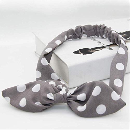 KWOSJYAL 2pcs-exquisito Wave Point Design Hairpin Cute Ladies Hair Accessories Bow Hairpin Rope Ladies Hair Band Headscarfu00a0u00a0u00a02PCS-mix colors-05