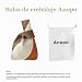 Imagen de Anopo Pequeña Bolsa de Punto con Nudo para Mujeres Caqui Tricolor