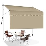 Améliorez votre expérience en plein air avec notre auvent manuel, parfait pour les jardins et les terrasses. Cette élégante solution d'ombrage ajoute une touche de style tout en offrant un espace confortable pour lire, profiter des repas ou se détendre. Son design polyvalent s'adapte parfaitement à n'importe quel espace extérieur, créant une charmante retraite ombragée pour les amateurs de musique et les amateurs de soleil.