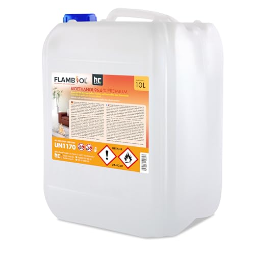 Höfer Chemie Bioethanol 96,6% Premium 1 x 10 L - Ethanol für...