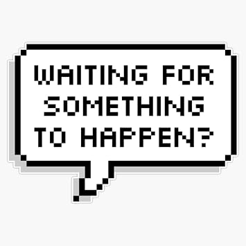 MAGNET Omori "Waiting For Something To Happen?" Magnetic Vinyl Sticker Decal Magnet 5"