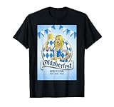 funny german festival bavarian dirndl women men oktoberfest maglietta