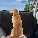 NEWFOM 2 Pcs Car Door Protector for Dogs Waterproof Anti Scratch Pet Car Door Cover Protector Vehicle Door Guards Fits Sedans and SUVs Pet Travel Black （2 Pack） (Black Plaid)
