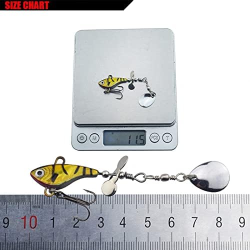 10Pcs 85mm 11.5g Spoon Sequin Fishing Lures Artificial Metal Hard Bait Rotating Spinner Minnow Wobblers Fishing Tackle Sinking Bass Swimbaits Treble Hooks