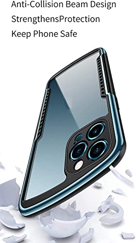 Coque iPhone 12 silicone antichoc fine bleu anti surchauffe