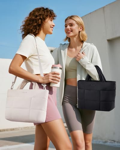 Bolso tote pequeño para mujer con asa superior acolchado miniatura 2