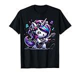 Unicorn Rock & Roll Guitar Rockin Music Guitarist Girl Women T-Shirt