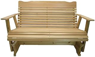 Kilmer Creek 4' Natural Cedar Porch Glider, Amish Crafted