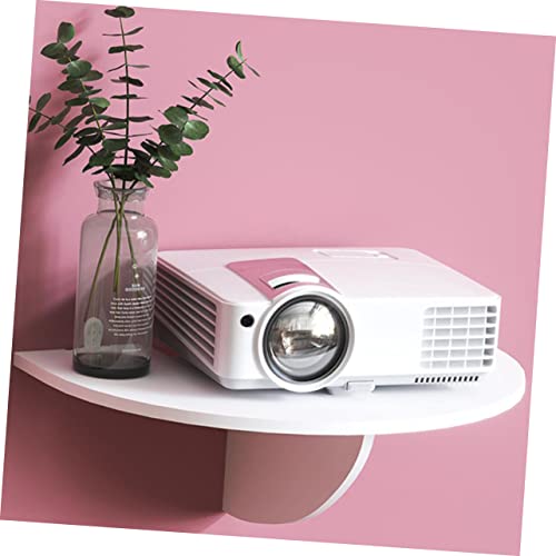 Estante para proyector con buena capacidad de carga Housoutil de PVC blanco para pared 6