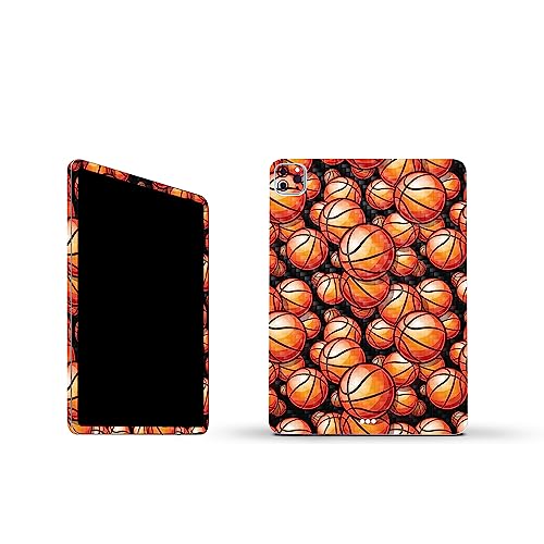 Image of MightySkins Carbon Fiber Skin Compatible with Apple iPad Pro 11 inch M2 4th Gen (2022) Full Wrap Kit - Basketball Life | Protective, Durable Textured Carbon Fiber Finish | Easy to Apply | Made in The USA