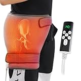 Hip Heating Pad for Hip Pain Relief, Heated Hip Brace for Sciatica Pain Relief, Hip Support Brace, Lower Back/Thigh/Buttock Electric Heat Pad Birthday Gifts for Mom Women Wife Men, 113℉-140℉ Adjust