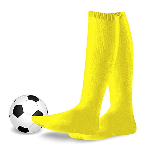 Image of Soccer Athletic Team Sports Knee High Tube Socks Softball Baseball Kids Women Men Unisex