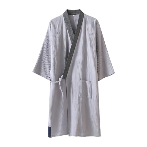 Kimono pour homme doux contre le froid matinal à la maison
