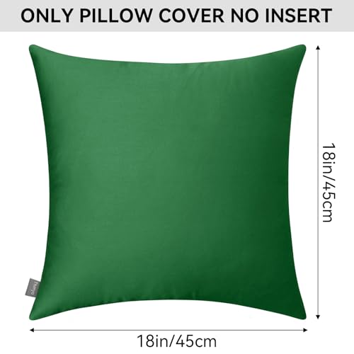 Housse de coussin coton 45x45 cm solide pour protéger l'oreiller - 7