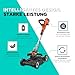 BLACK+DECKER Akku-Rasentrimmer 18V POWERCONNECT 3-in-1, Rasentrimmer, Rasenkantenschneider & Grasschneider, Einfacher Wechsel zum Rasenmäher für Kleine Gärten – STC1820CM-QW