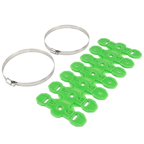 Silenciador de escape azul para moto Honda y KTM con protector térmico y abrazadera 3