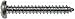Dorman 851-425#6 X 1" Metric Sheet Metal Screw with Phillips Oval Head
