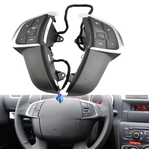 Bouton commande volant de haute qualité pour Citroën DS4 C4L 2013-2016 durable - 2