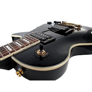 Rocktile Pro L-200BK deluxe guitare électrique - Les Beatles, Paul McCartney, John Lennon, RIngo Starr, George Harrison Rocktile Pro L-200BK deluxe guitare électrique – Image 3
