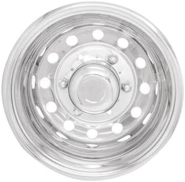 16 Inch Dually Wheel Simulator Hubcap Wheel Cover for Ford Transit Compatible with Model 2015-2025 RV Vans - Stainless Steel Polished Finish