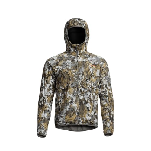 SITKA Ambient 100 Hooded Jacket - Insulated Breathable Waterproof Hunting Fishing Mens Jacket Optifade Elevated II Medium