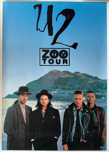 Affiche U2 Zoo Tour 61X85Cm poster rock vintage grand format pour decoration murale
