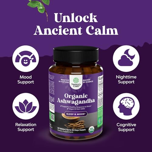 Natures Craft Organic Ashwagandha Tablets