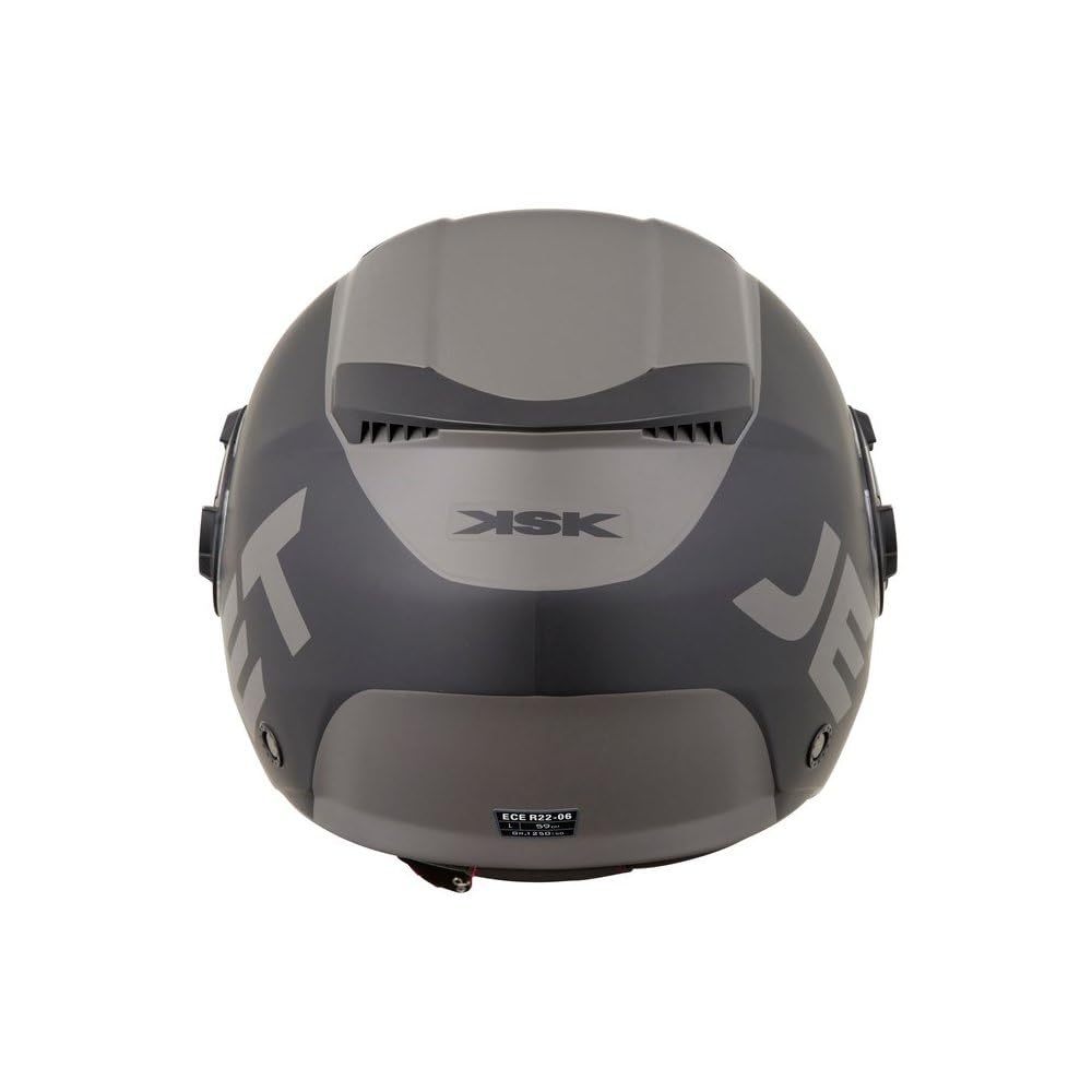 KSK Casque Jet DS 33 BLACK Bleu