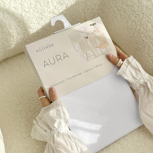 Nappe de table blanche facile d'entretien pour protéger votre mobilier - 4