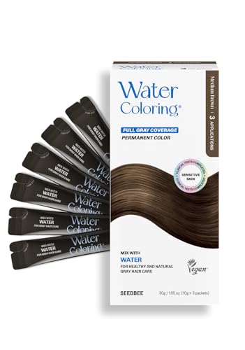 Korean Permanent Hair Dye, Powder Hair Color Kit, Gray Hair