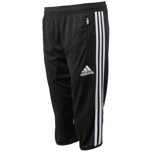 adidas Kids Boys' Youth Condivo 14 Three-Quarter Pant, Black/White, LG (14-16 Big Kids) X One Size