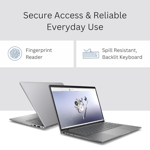 Image of HP Ultra 7 255H / 16 GB DDR5 RAM / 1 TB SSD /Windows 11 Pro /5 MP IR AI Camera / 14.0 inch AG WUXGA /Intel Wi-Fi 7 BE201 (2x2) and Bluetooth 5.4 /Fingerprint Reader (C1JN5PT)