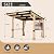 Gardenbee Cedar Wood Gazebo 10 x 12 ft. - Patio Wood Gazebo with Cedar Frame and Metal Steel Roof Panels, Hardtop Gazebo for Patio Lawn Deck and Parties