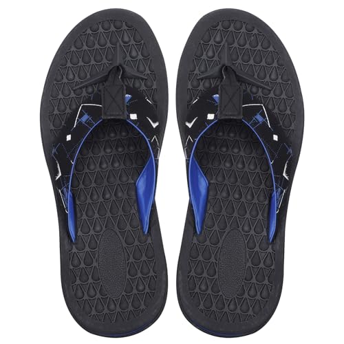 Image of MALIDA Mens Flip Flops Non-Slip Bathroom Shower Shoes Cushion foam Indoor and Outdoor Thong Sandals