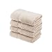 Superior 900 GSM Luxury Bathroom Hand Towels, Made of 100% Premium Long-Staple Combed Cotton, Set of 4 Hotel & Spa Quality Hand Towels - Stone, 20" x 30" each