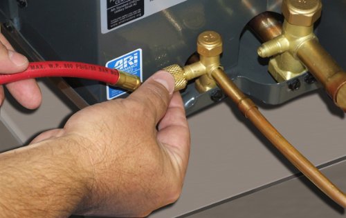 Contrôleur de débit d'azote Uniweld UNF3 pour les installations de pompe à chaleur