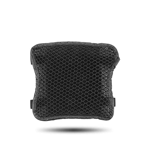 Cojín de malla 3D transpirable universal para sillín trasero de moto impermeable