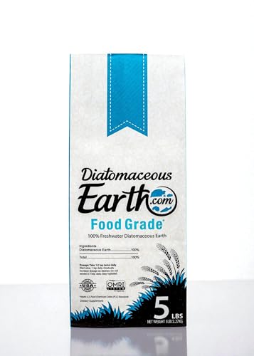 DiatomaceousEarth 5 LBS FOOD GRADE Diatomaceous Earth - 100% Organic All Natural Diamateous Powder -...